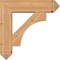 Ekena Millwork Westlake Arts and Crafts Smooth Bracket w/ Offset Brace, Western Red Cedar, 7 1/2"W x 28"D x 28"H BKT0806X28X28WTL03SWR - alternate 3